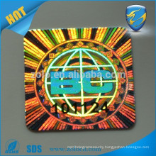 3d laser holographic self adhesive destructible label